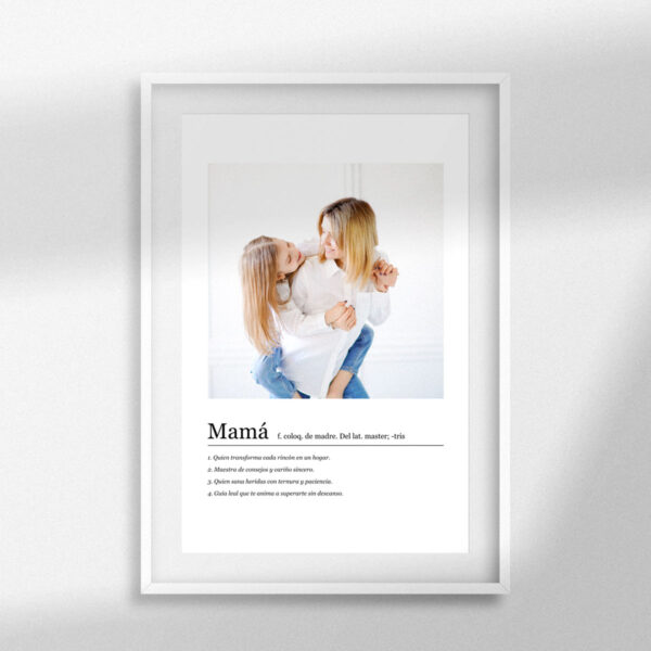 Lámina Significado Mamá 02 - 22x30
